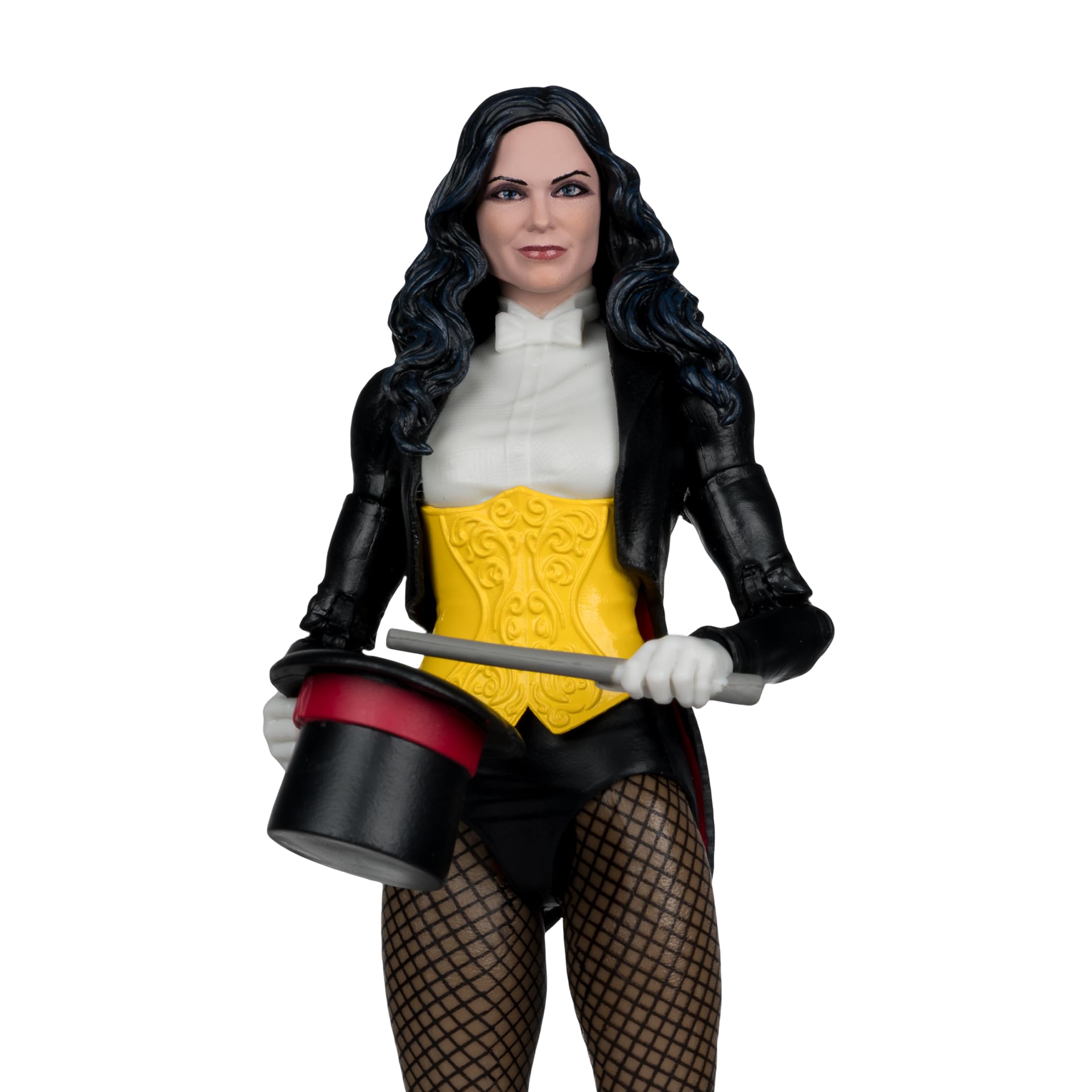 McFarlane DC Multiverse Zatanna (DC Classic) Figurine d'action avec détective Chimpanzé Édition Collector #53 17,8 cm