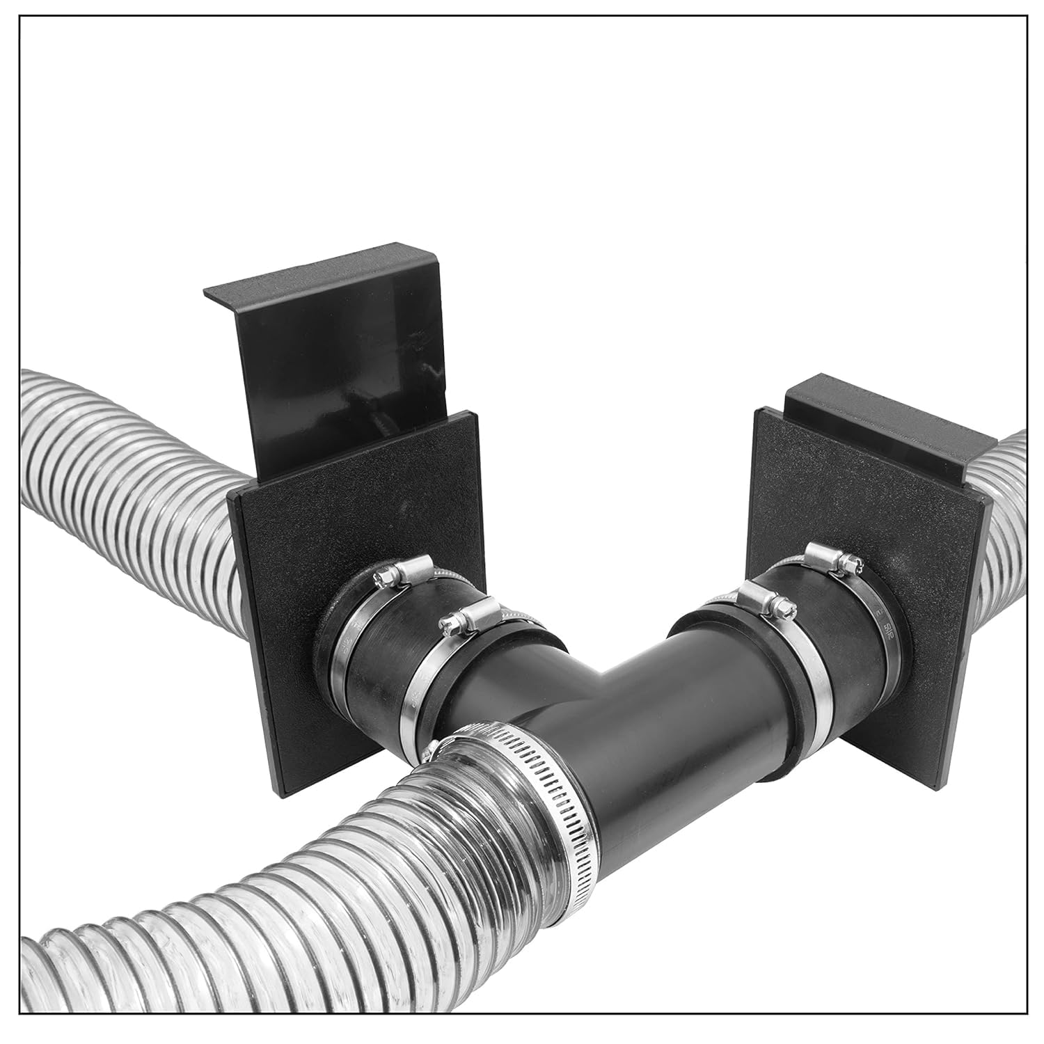 ESEKSAFAR Alloy Stainless steel Hose clamp/Pipe clip Diameter Size adjust (5, 3"-inch) 2
