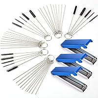 Vista 1 de Mudder Juego de 3 carburadores de carbono Dirt Jet Remover, herramienta de limpieza de punta de antorcha de alambre, kit de herramientas de limpieza