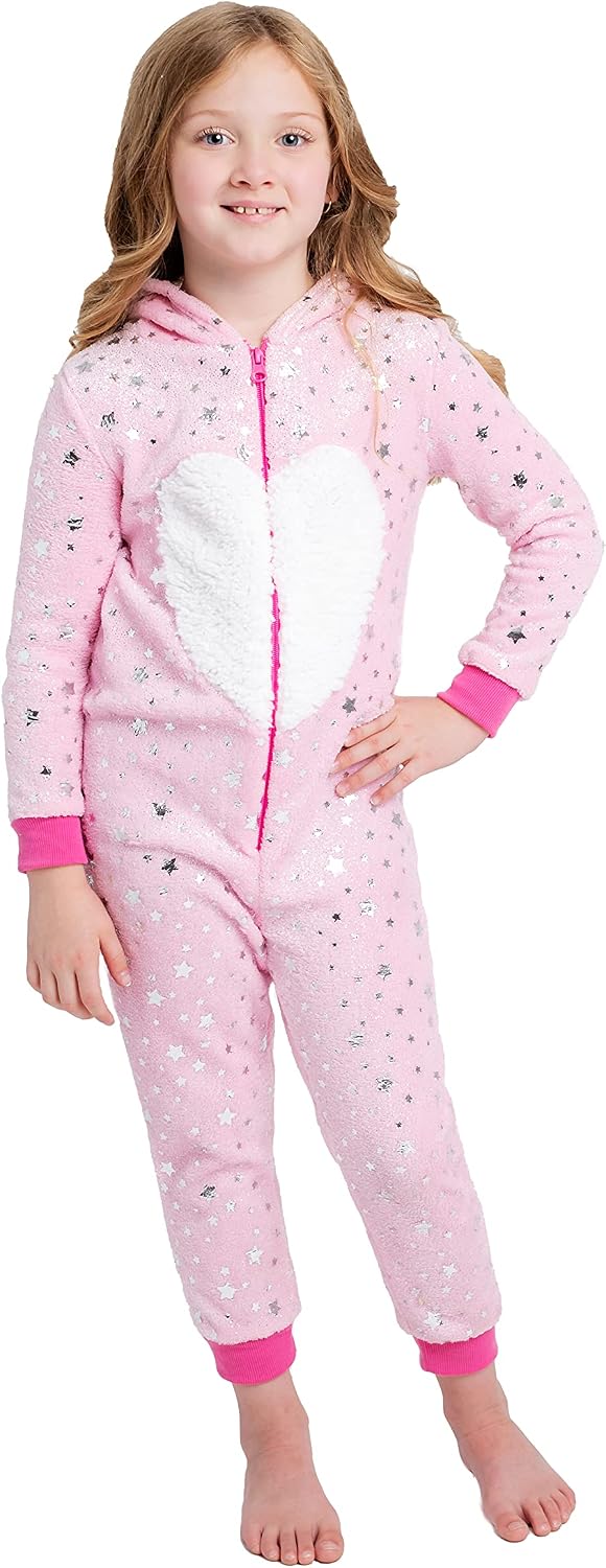 BTween Hooded Onesie PJs for Girls