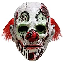 longpo Halloween Scary Evil Clown Mask Horror Face Zombie Costume