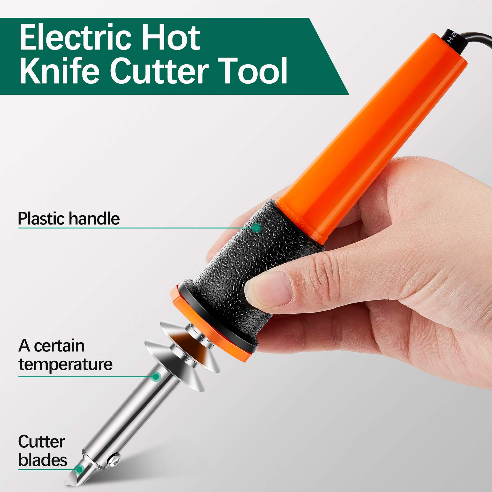 Buy 22 Pieces Electric Hot Knife Cutter Tool Kit Include Heat Cutter