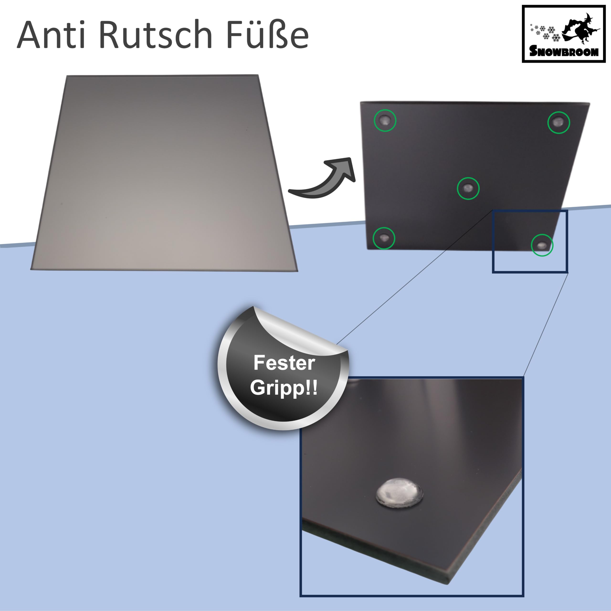 Schnief und Sniffer Set mit Spiegel 2 x Silber Metall-Ziehröhrchen Glasfläschchen 2 x Metallkarten Trichter – Zubehör für Portionierung & Transport