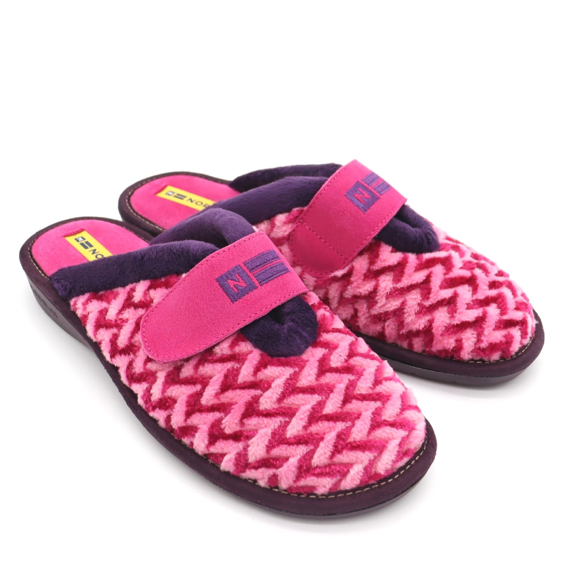 NORDIKAS - ZAPATILLAS DE CASA MUJER TOP LINE GLACIAR FRESA