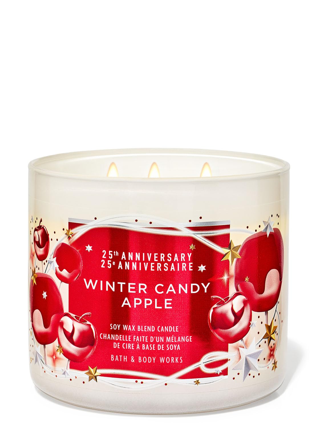 Bath & Body Works Winter Candy Apple 3-Wick Candle-image-17