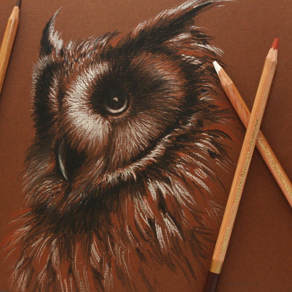 Mont Marte Coloured Charcoal Pencils 12pce
