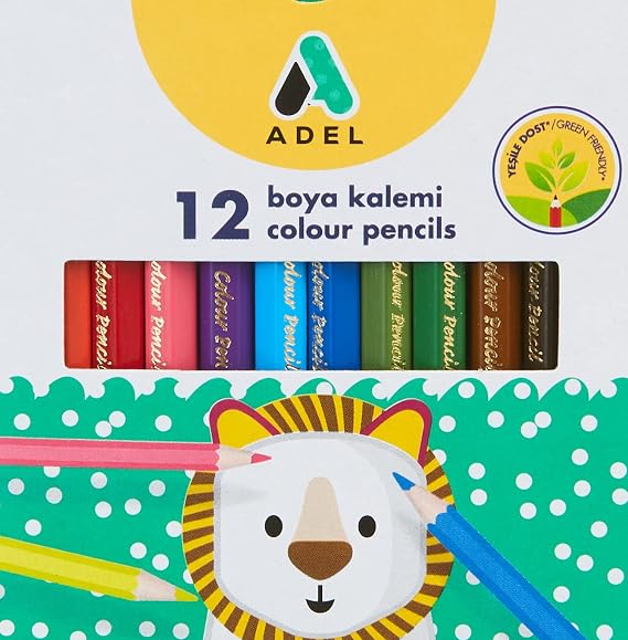 Adel Crayon, Half Size, 12 R. (Fsc)