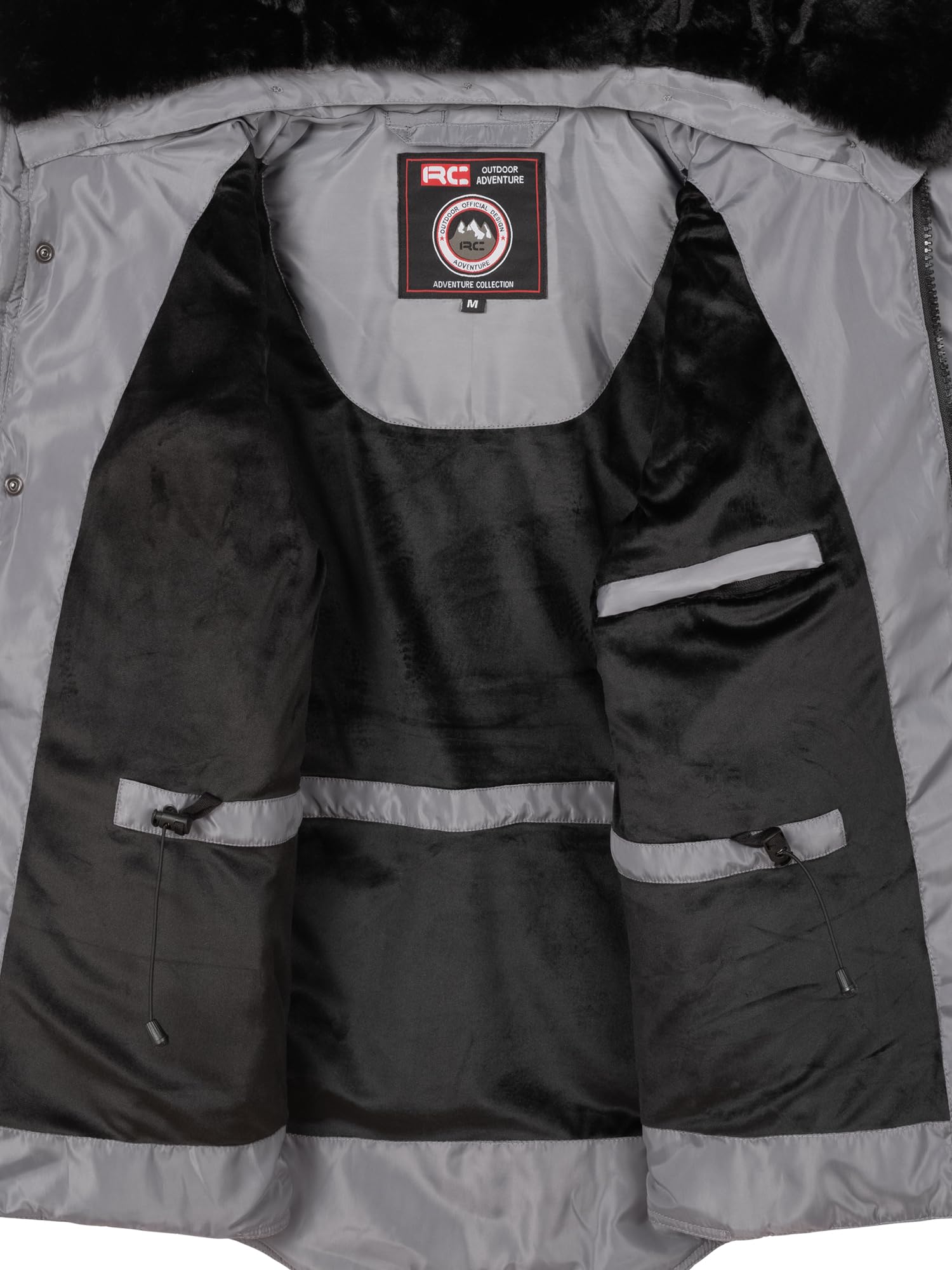 Rock Creek Winterjacke Herren mit Kapuze H-393