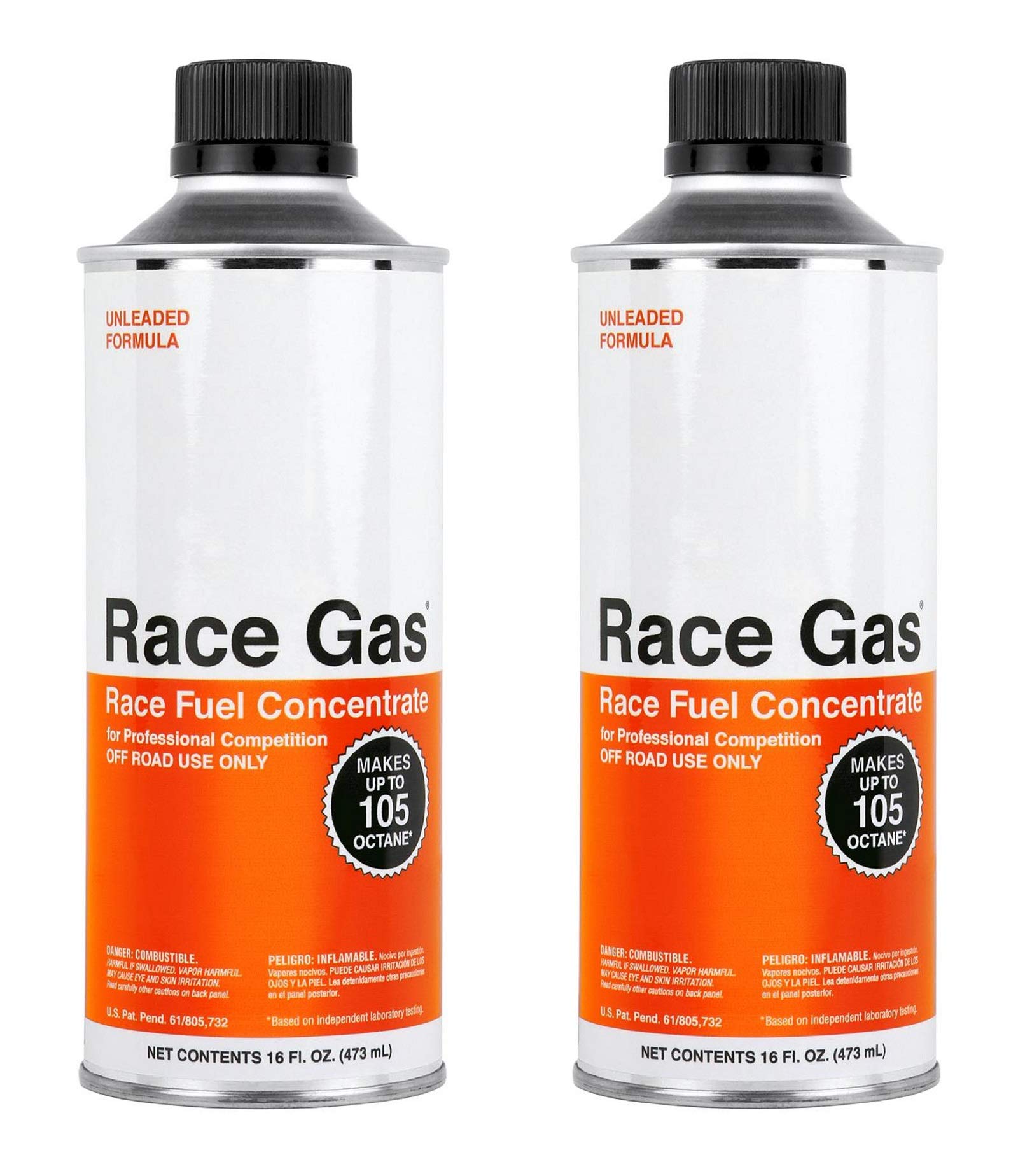 Racegas 100016 Case of 2 16 Ounce Premium Race Fuel Concentrate Increases Gasoline