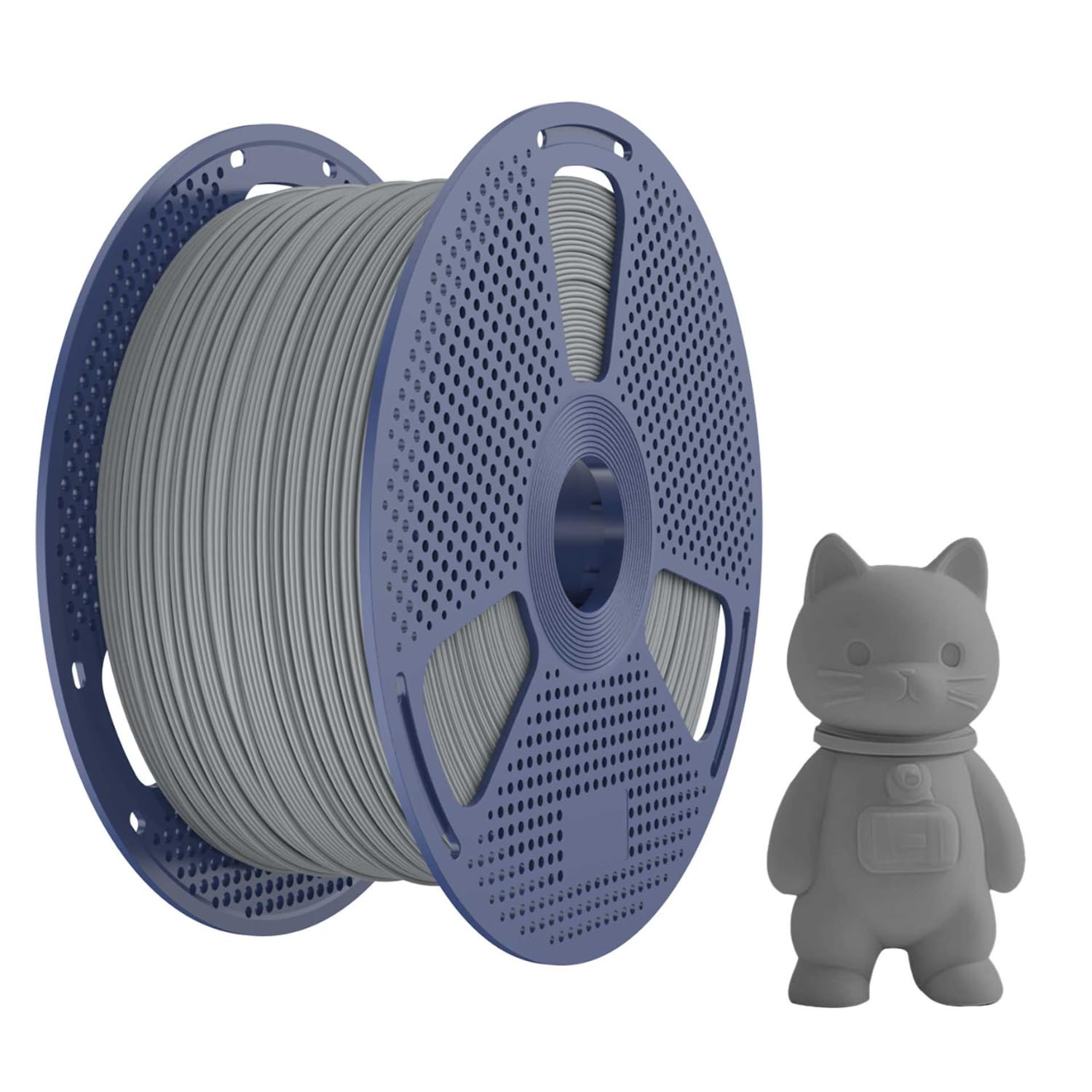 Brahma Lab Premium PLA Matte 3D Printer Filament 1.75mm – 5kg Spool – Exclusive for Bambu Lab 3D Printers, 3D Farms & Rapid Prototyping. (Grey)-picture-17
