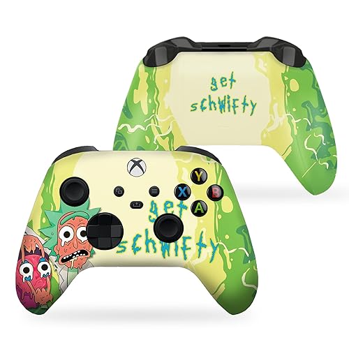 DreamController Rickky&Mortty Schwifty Custom X-box Controller Wireless compatible with X-box OneSeries XS Proudly Customized in USA with Permanent