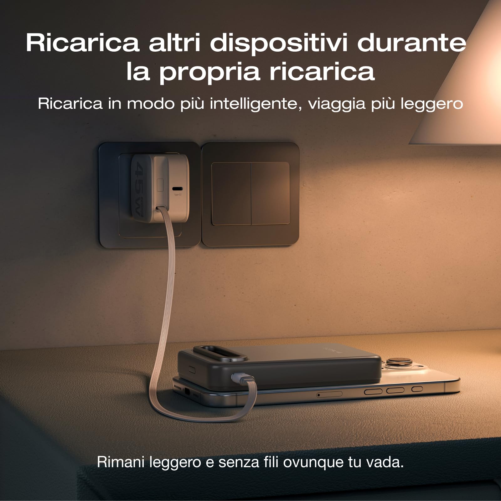 EcoFlow Qi2 Magnetic Powerbank 10000mAh 15W, Qi2-certificato Power Bank Wireless 36W Caricabatterie Magnetico Senza Fili Portatile per iPhone 17/16/15 Pro Max, Nero