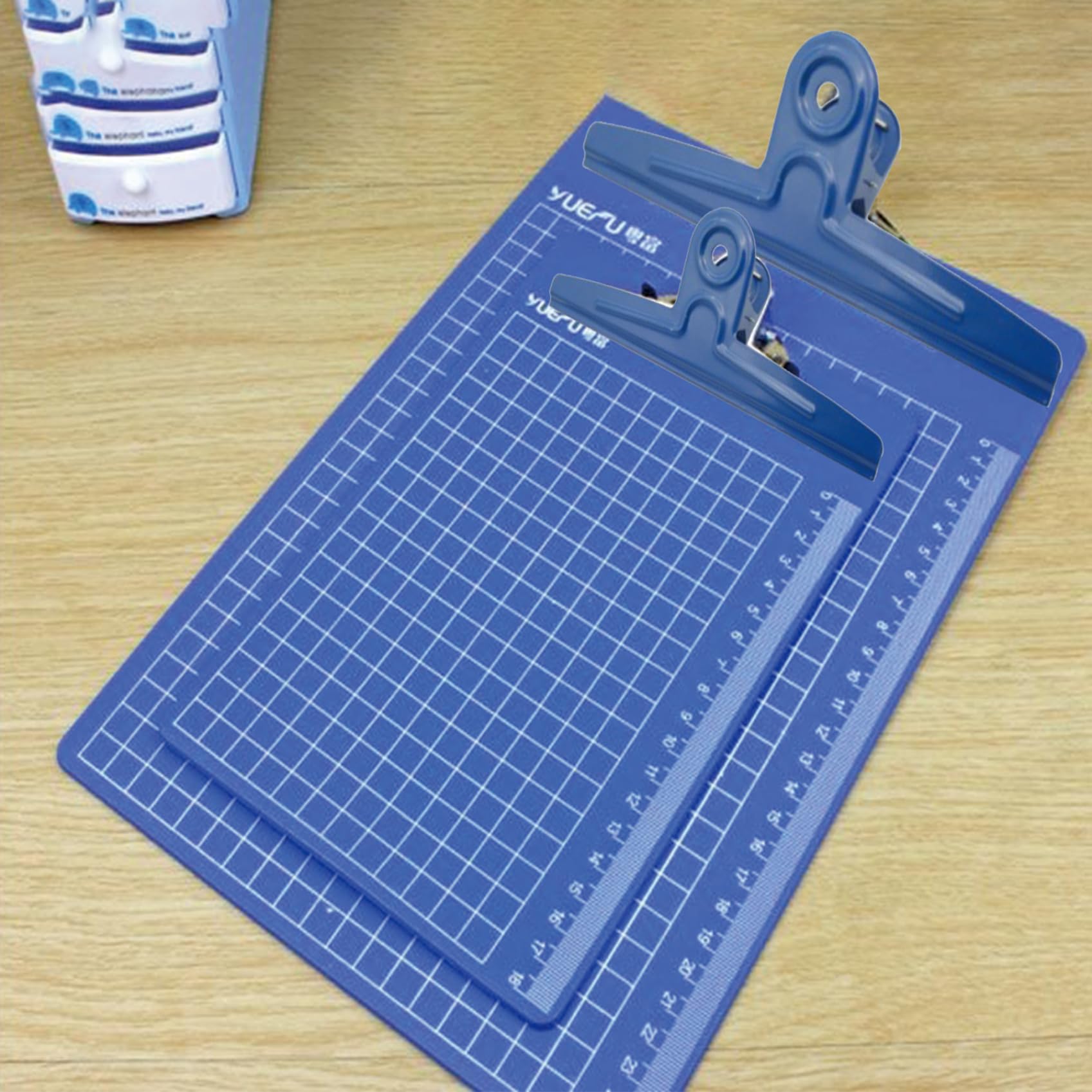 Lot de 2 pinces à sac de 30,5 cm de large en acier inoxydable avec ouverture de 5,6 cm et trombones géants très résistants pour sacs alimentaires, planches à dessin, affiches et plus encore
