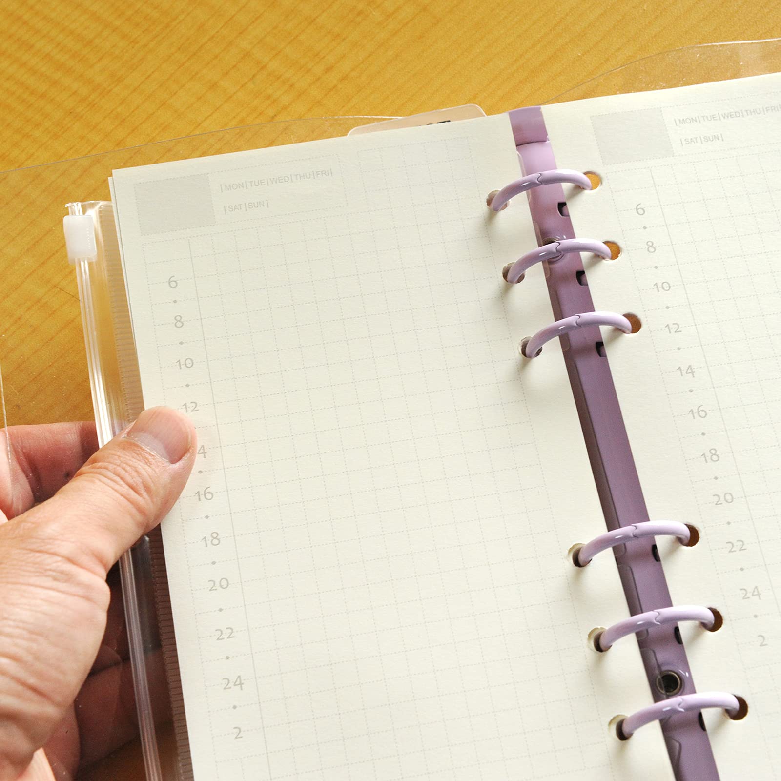 Amazon.co.jp: TSUKURIRO リフィル 紙 6穴 システム手帳用