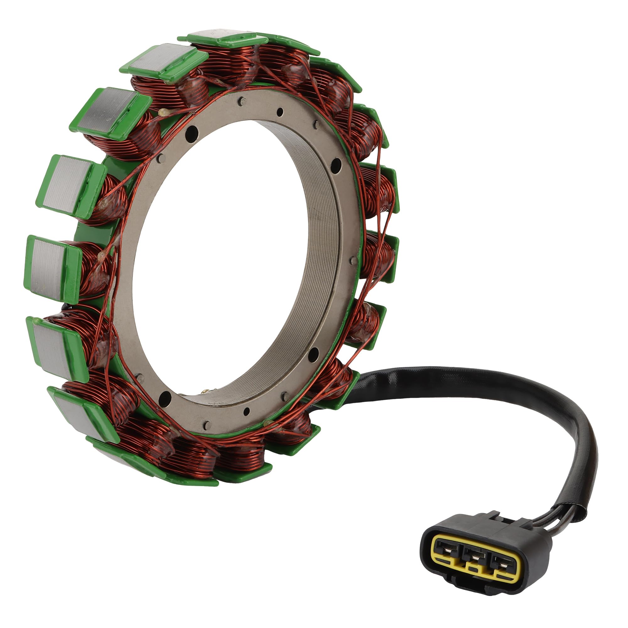 Stator Magneto Lichtmaschine 18 Spulen 3 Drähte für Yamaha F150 LF150 150HP Außenborder 2004-2020 Ersetzt OEM 63P-81410-00-00