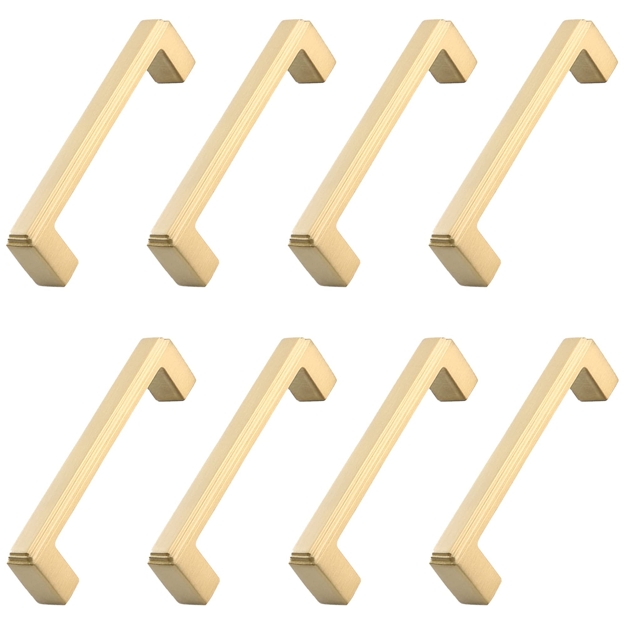 Poignées de meuble en laiton 12,7 cm entraxe 96 mm pour placard et commode