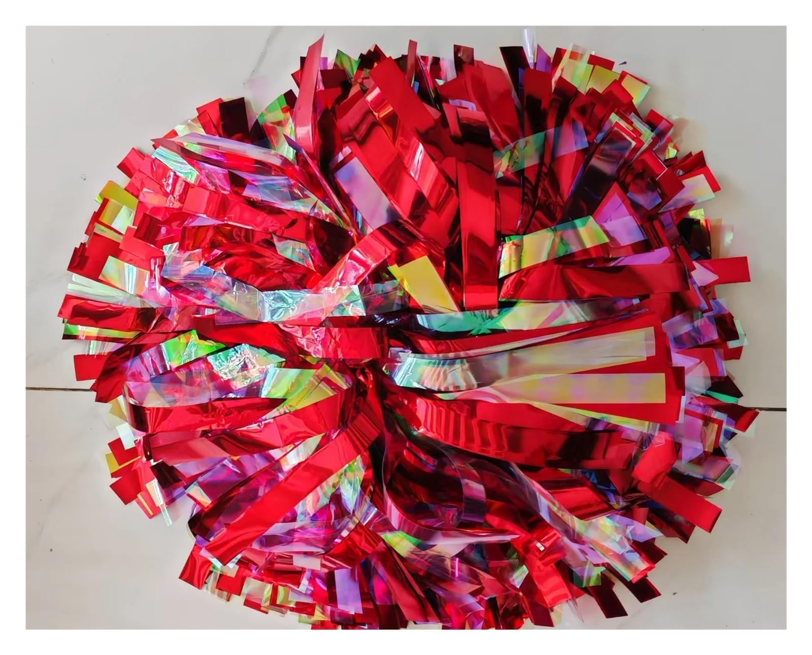 Cheerleading Poms for Sports Festival Performances(Color 20,8 Inch)