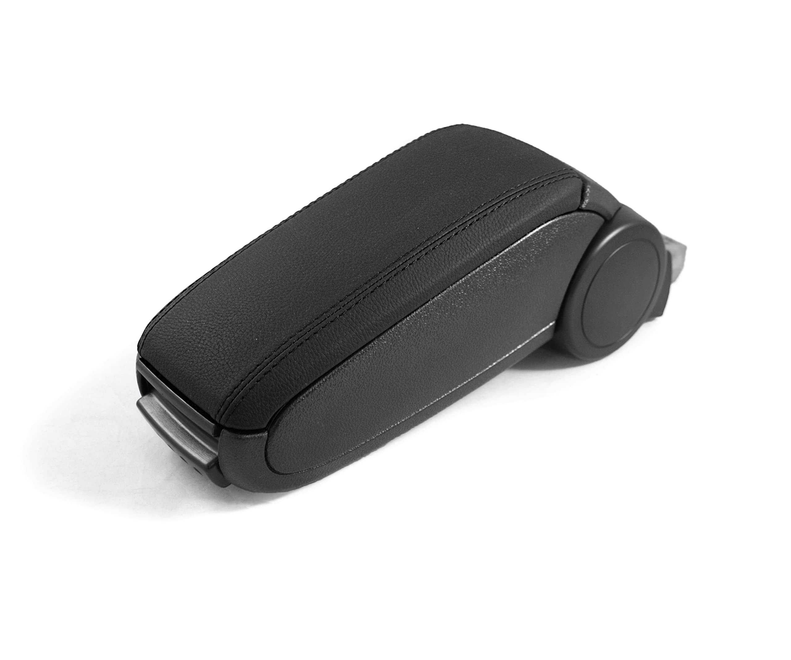 Reposabrazos central, consola central, caja de almacenamiento, de piel, color negro, para R50 R53 2001-2006