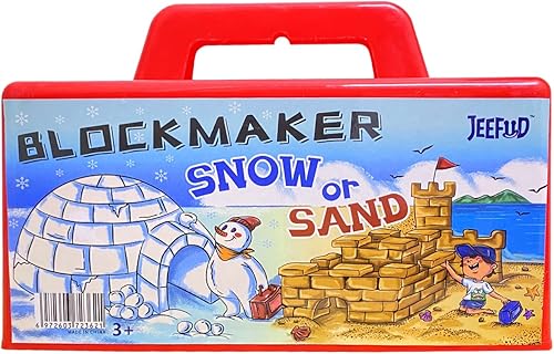 Miniatura 4 de Snow Brick Form,Sand Block Maker, 10 Inch - Snow Fort Builder -Kids Outdoor Toys for Winter, Snow Castle, Summer Sand Box, Beach Castle (2 Pack)
