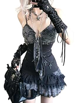 y2k 姫系 姫ギャル ゴスロリ パンク サブカル レース チェック スカート Amazon.co.jp: [XHSUKADO] パンク系 ゴシック サブカル