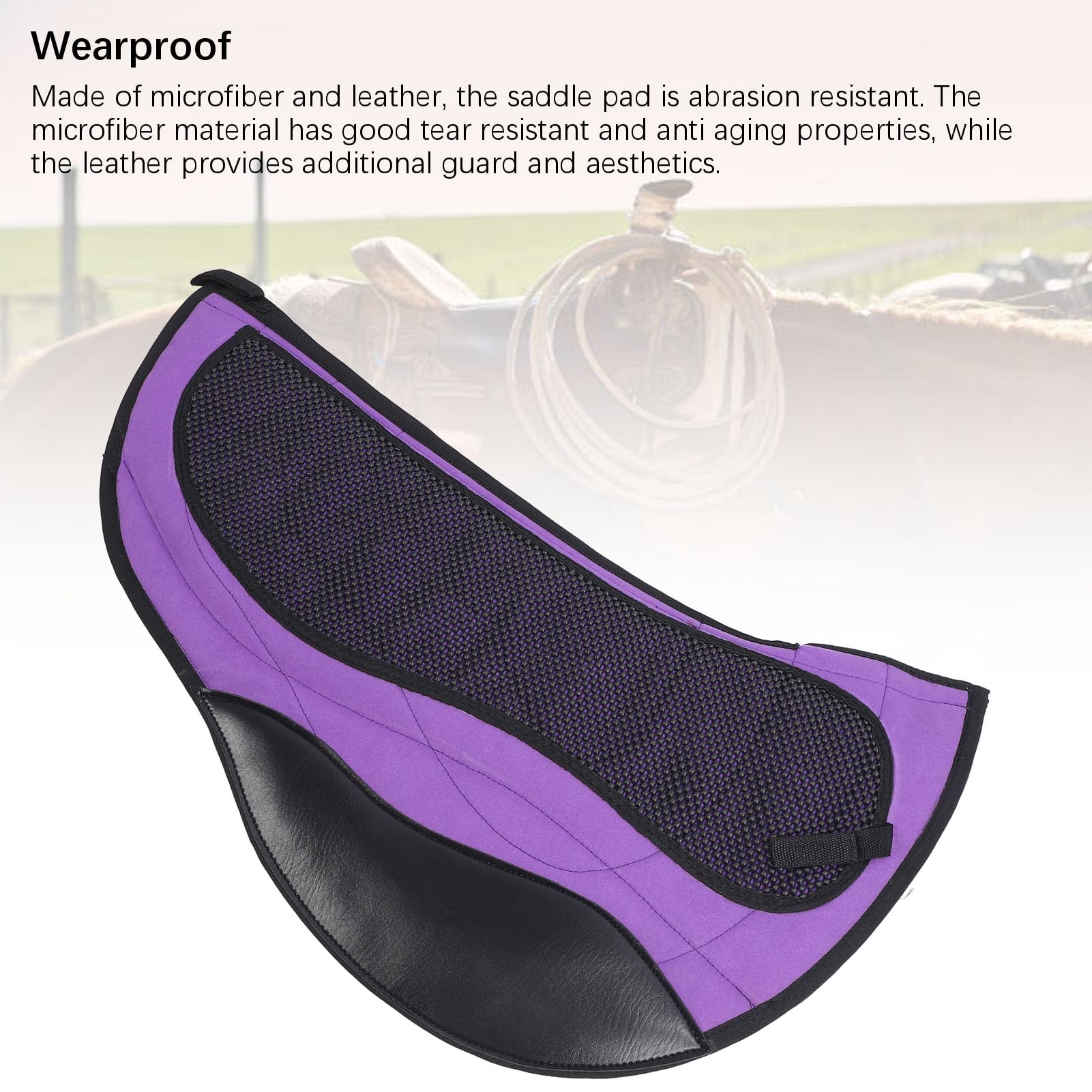 Wyściółki Angielskie Podkładki Siodłowe do Stabilności Wsparcia, Antyslip Angielskie Podkładki Siodłowe dla Koni Podczas Skoczni na Ujeżdżenie, Konie Jeździeckie Akcesoria