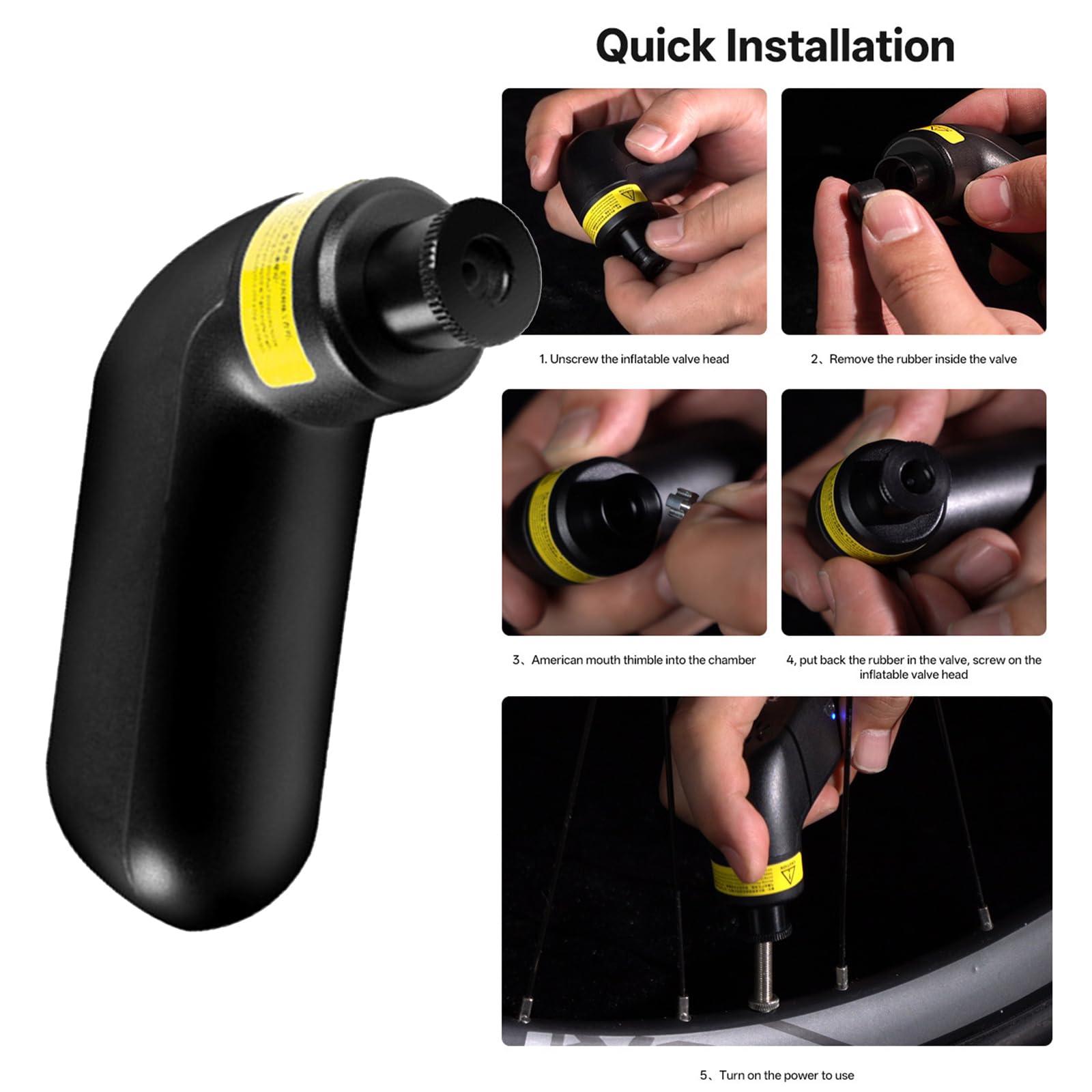 Compacts Electric Bike Air Compressors Efficient Electric Pumps Cycling Pumps for Quickly Inflation of Bicycles