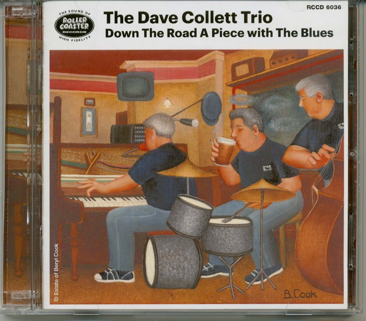 Dave Collett Trio Down The Road Apiece With The Blues CD New 5012814060366