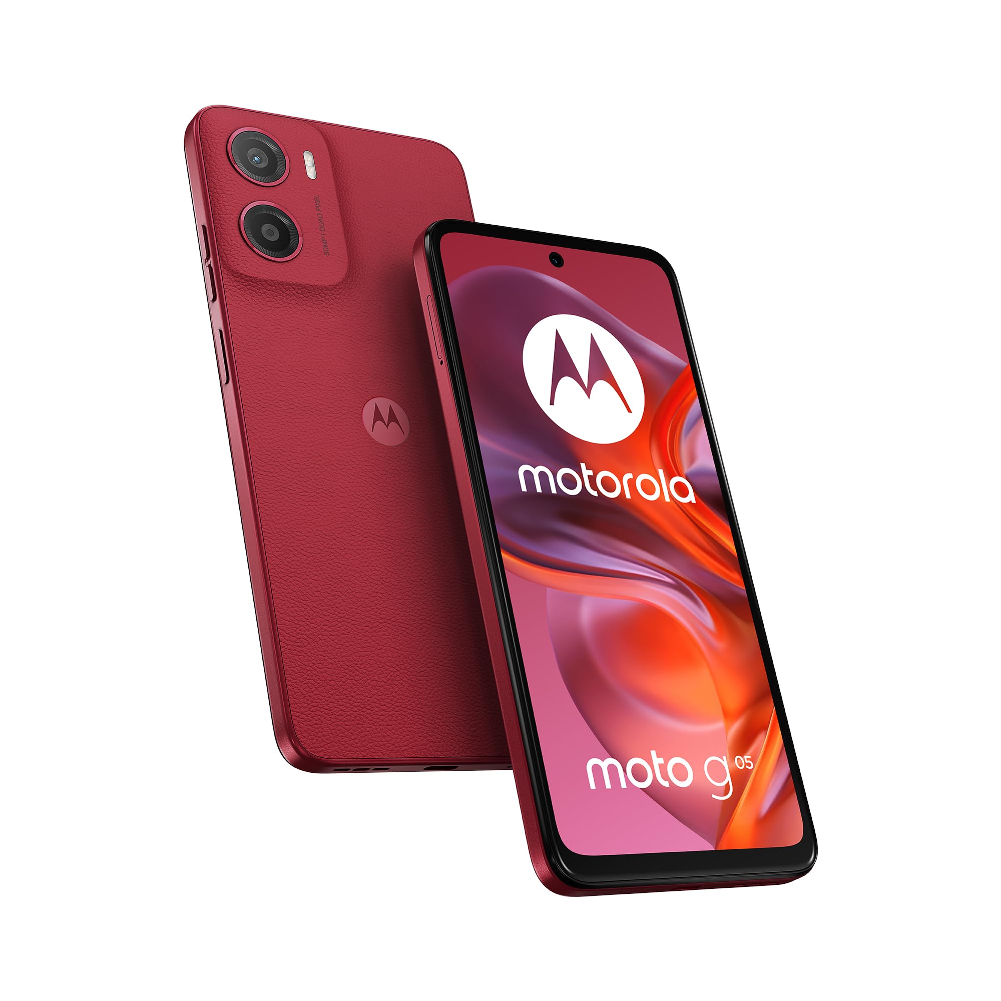 motorola moto g05 plum red 4/256gb 50mp kamера 90hz display