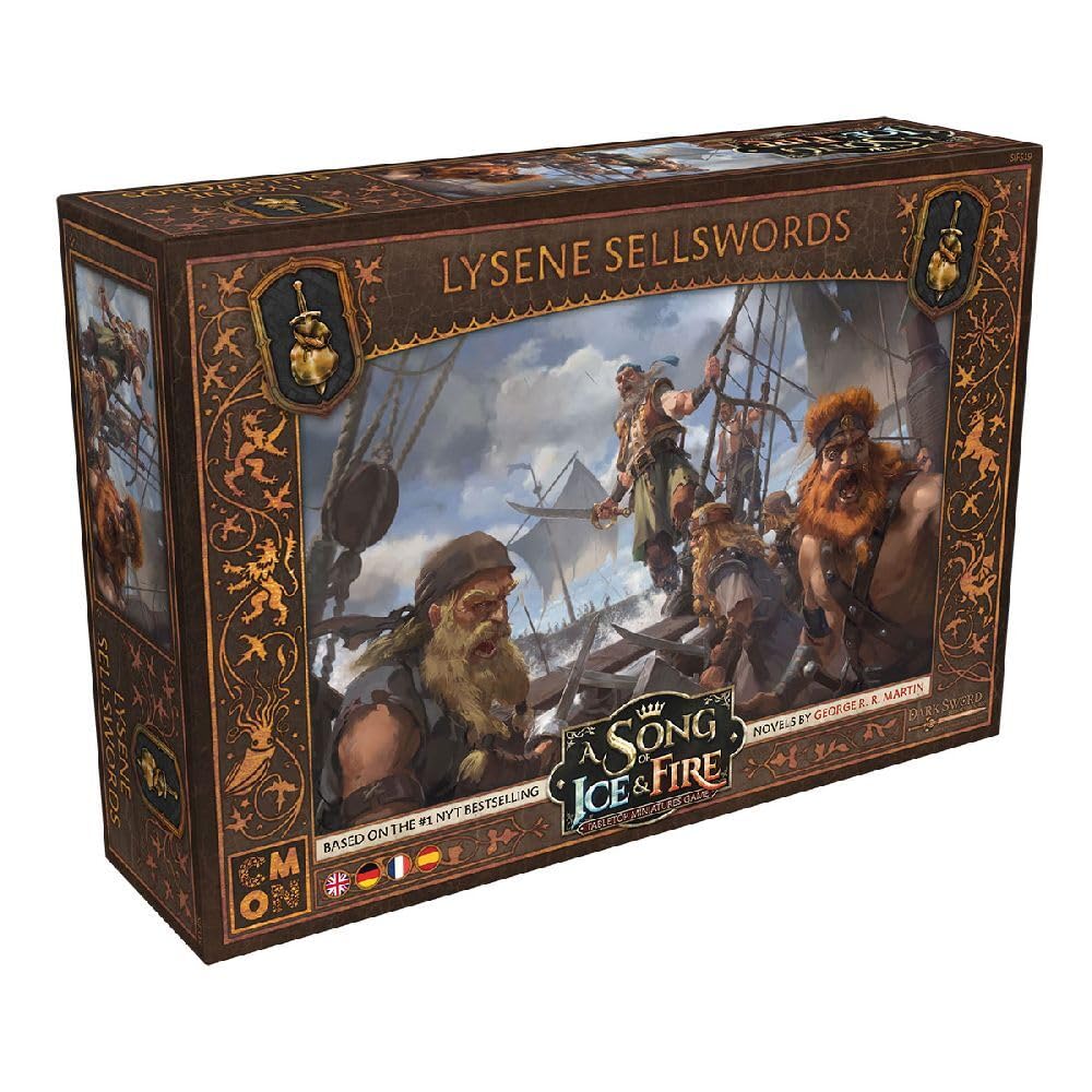 CMON, A Song of Ice & Fire - Lysenic Mercenaries, Expansion, Tabletop, 2 Players, Ages 14+, 45-60 Minutes, German, Multilingual