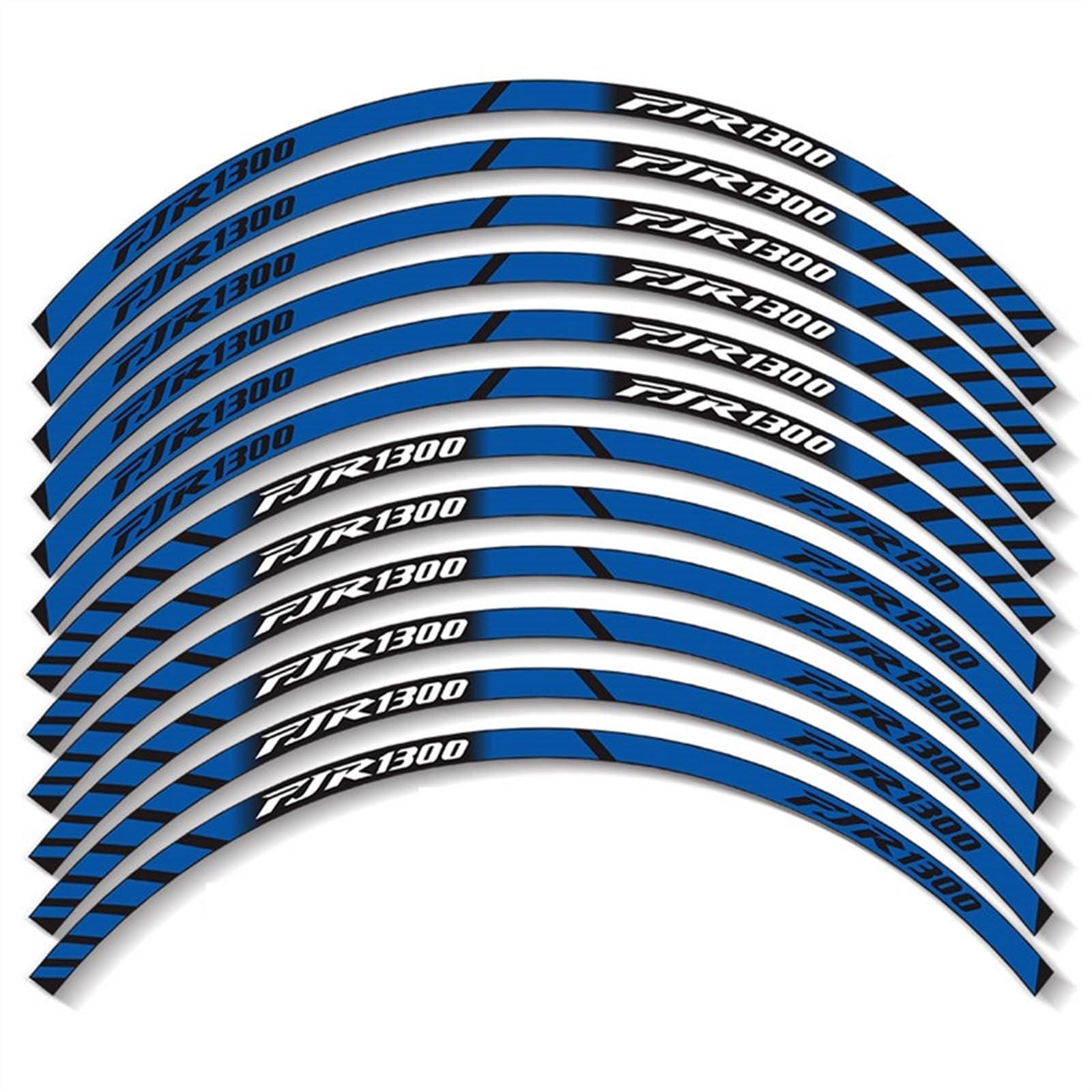 Frynuzb A2 Applique For For Fjr1300 Fjr 1300 Motorcycle Wheel Stickers Stripes Reflective Stickers(A2)