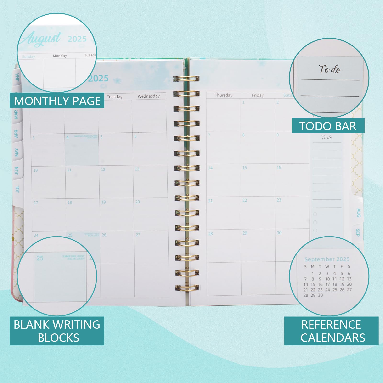 lelewangluo 2025 Diary, Diary 2025 Week to View from Jan. 2025 to Dec ...