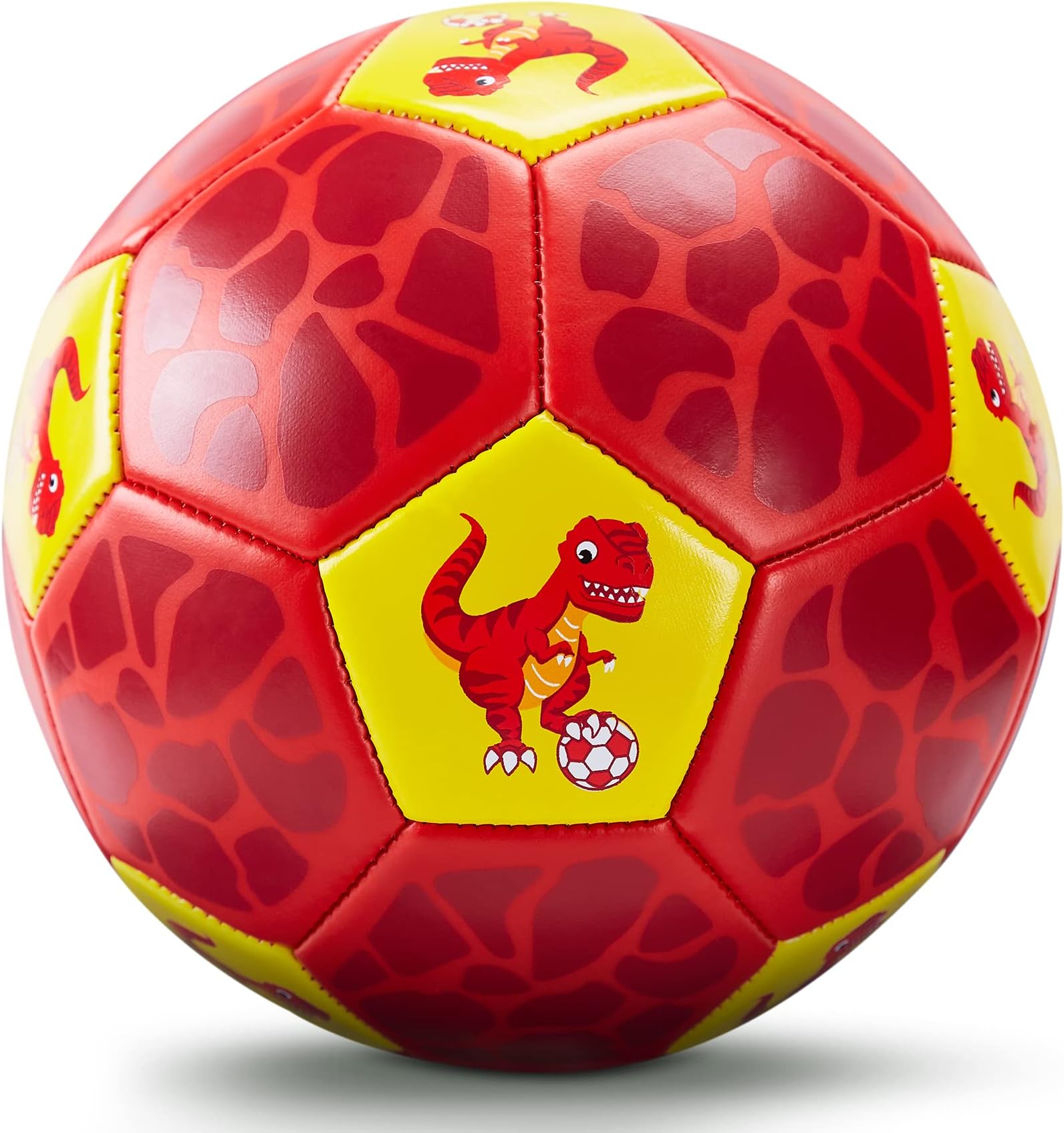 – Size 3 Football Gifts for Toddler Boys Kids with Hand Pump Mesh Bag, Dinosaur Football Training Balls Outdoor Toys for 3 4 5 6 7 Year Old Boys Girls Toys for Boy Age 3+