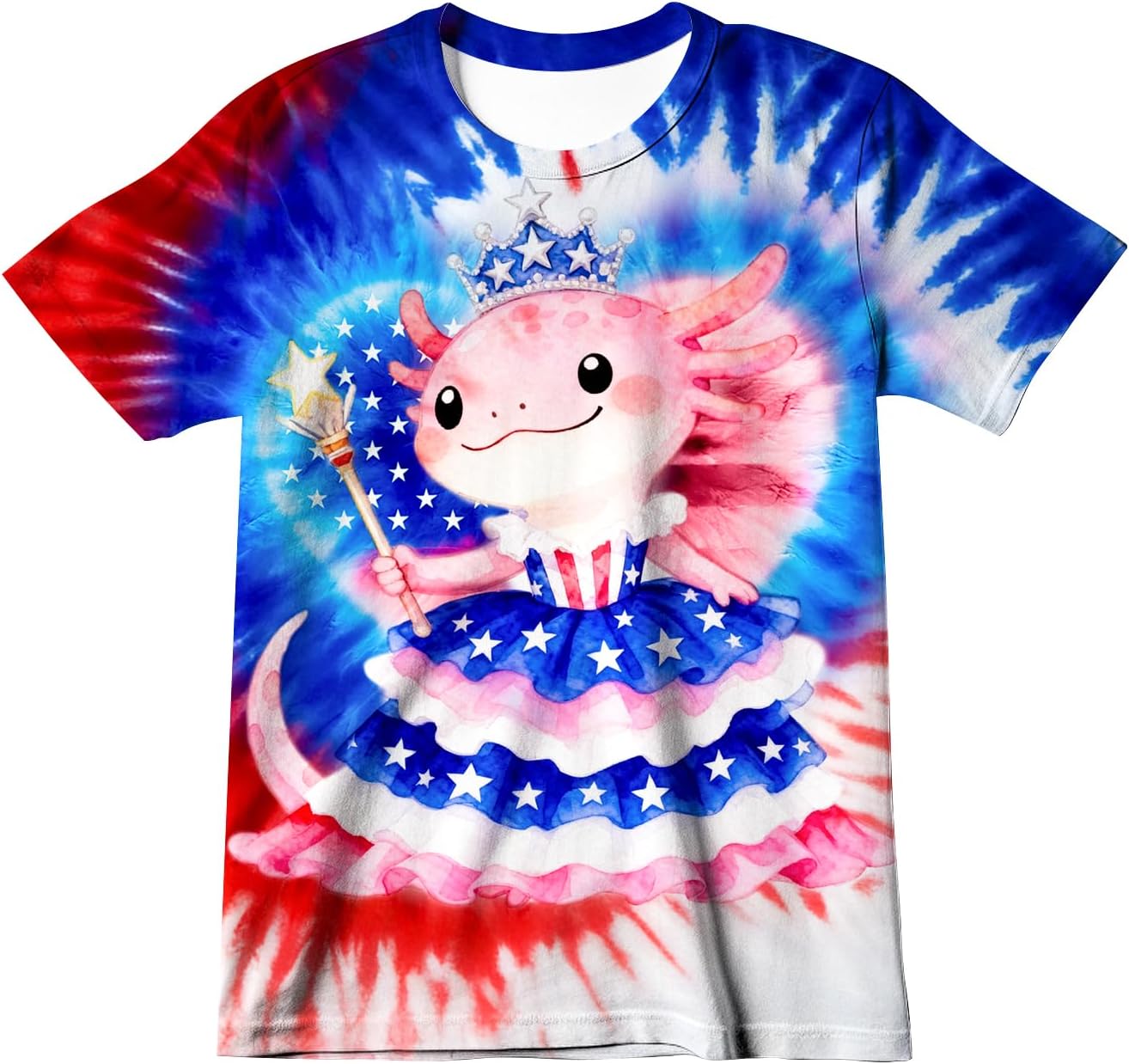 Little Kids Tie Dye Shirt Size 4-10 Boys' Girls' Hippies Senior Tie-Dye Tee Tshirt