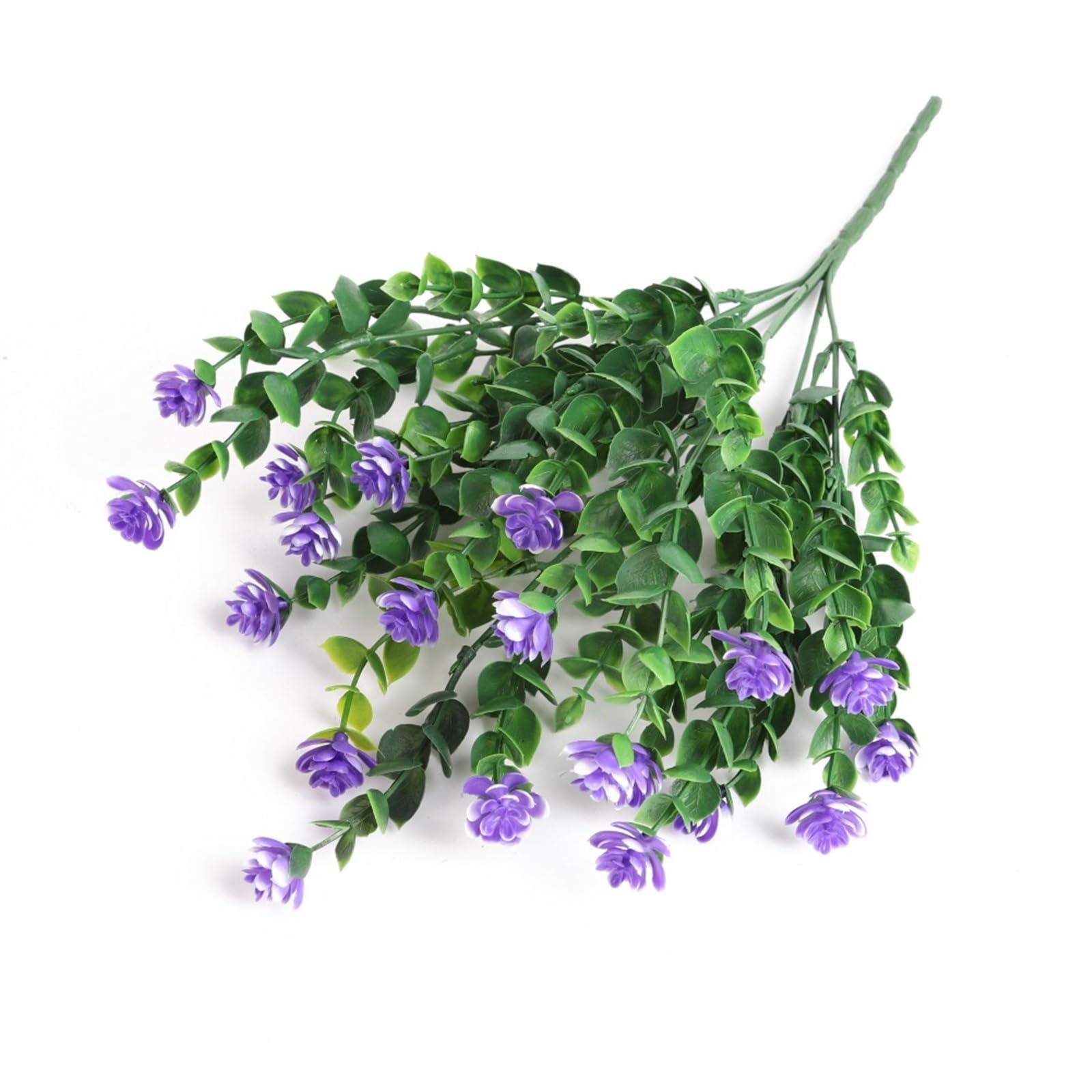 WBCDXCBB Simulated Plastic Like Plant, Orange Eucalyptus Flowers 1Pcs(Blueeucalyptusflower)