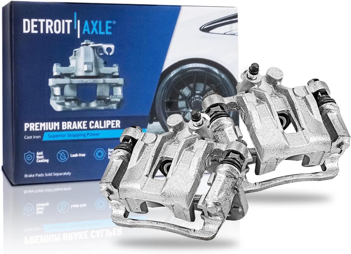 Detroit Axle Rear 2pc Brake Calipers for 1519 Hyundai