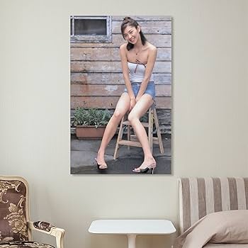 Amazon.co.jp: 伊東美咲セクシービキニ写真絵画ポスター アートパネル