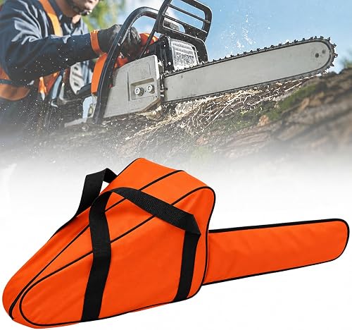 Chainsaw Carrying Bag for Husqvarna 135 Mark II 2019βPresent, 600D Oxford Chainsaw Case for 16, 18, 20 Inch Gas Electric Chainsaws, Storage Bag with Padded Handle