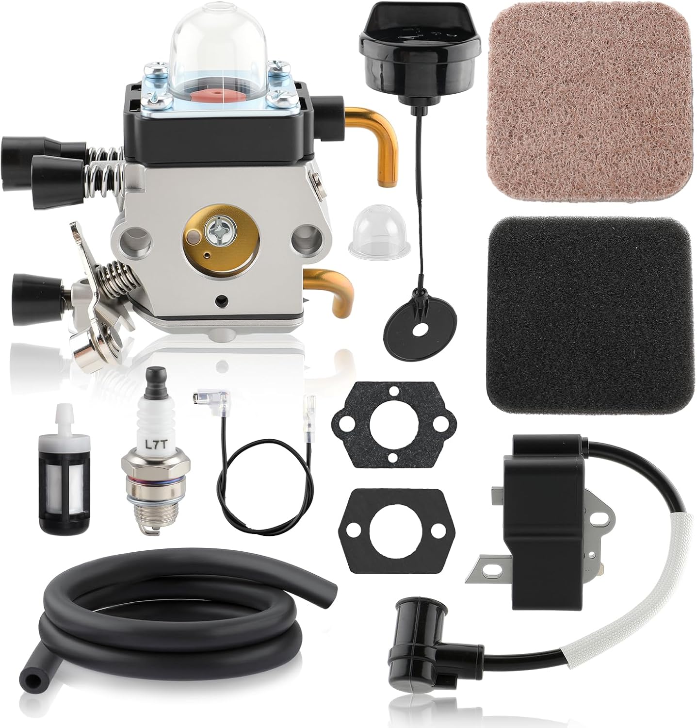 Carbhub FS80 Carburetor for FS75 FS80 FS80R FS85 FS85R FS85T FS85RX FC75 FC85 String Trimmer C1Q-S42, C1Q-S63A, C1Q-S66, C1Q-S69A, 4140-120-0612, 4140-120-0619, 4137-120-0606, 4137-120-0608 carb