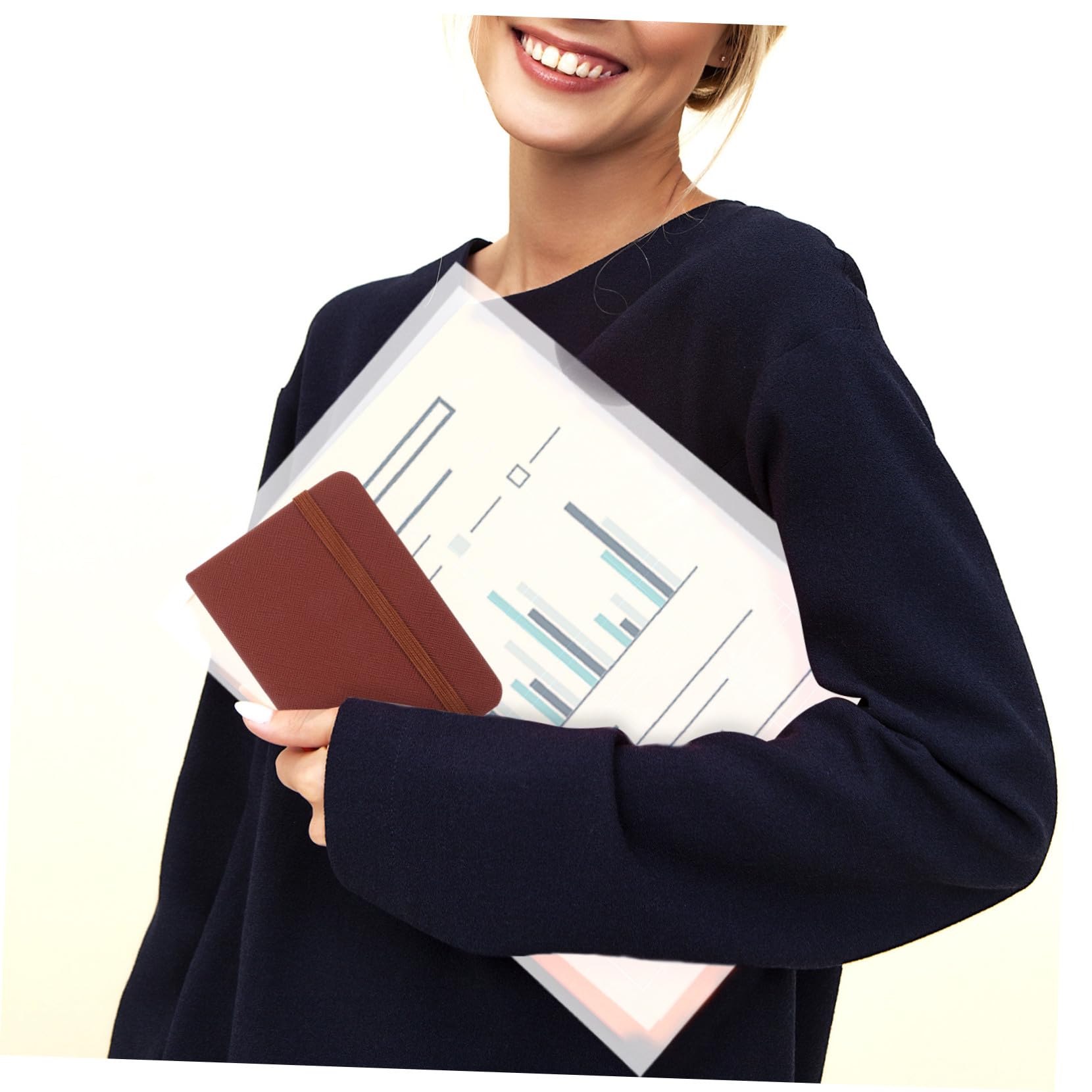 NUOBESTY 10pezzi Quaderno Tascabile in Pu Con Copertina Rigida Mini Blocco Note Rigato Diario Per Scrivere Per Lavoro Casa e Borsa