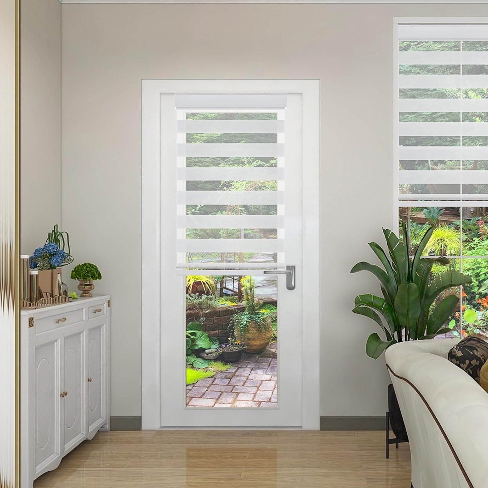 Zero Home Tenda a Rullo Doppio Strato Giorno e Notte, Senza Foratura, Veneziane da Interno, Tende per Finestre, Tendine Finestra a Vetro, Fatto su Misura, Larghezza 30-129, Altezza 120-220, 27 Colori