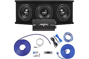 Skar Audio Triple 8" Complete 2,100 Watt SDR Series Subwoofer Bass Package