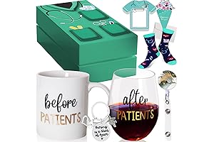 Nurses Personalized Gift Set: Coffee Mug and Stemless Wine Glass Duo