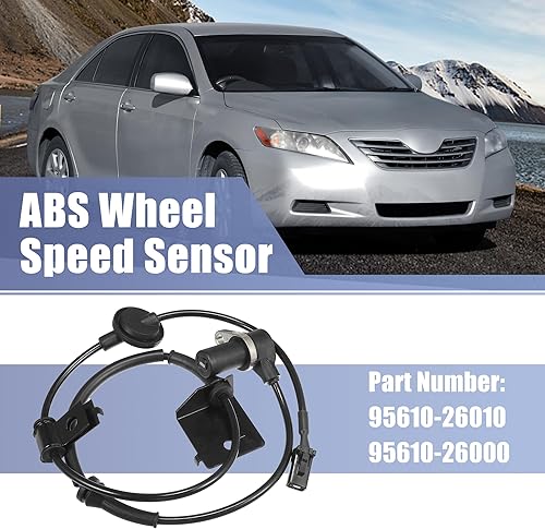 Miniatura 2 de uxcell Sensor de velocidad de rueda ABS delantero izquierdo No.95610-2601095610-26000 para Hyundai Santa Fe 2.4L 2.7L 3.5L 2001-2006