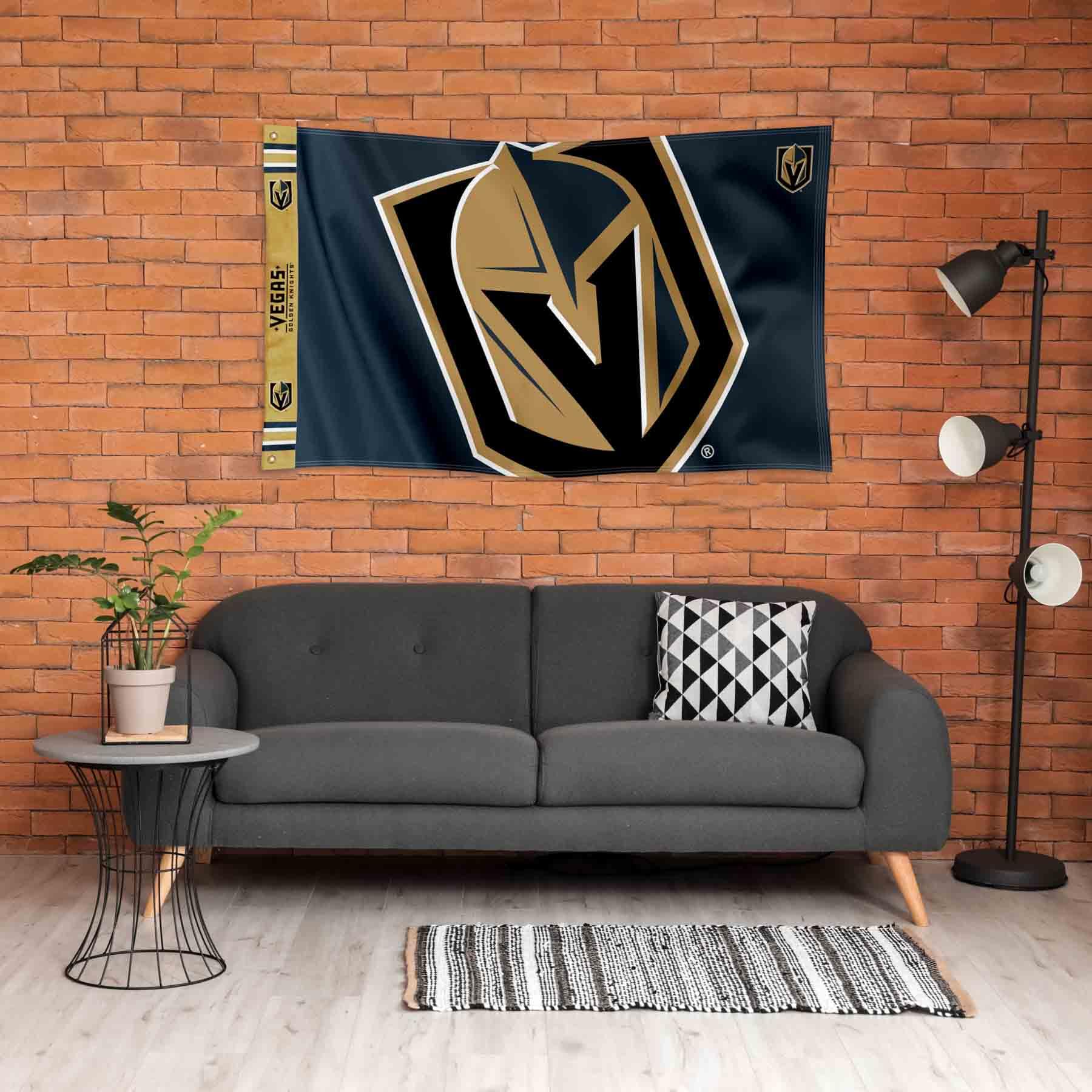 Vegas Golden Knights NHL Flag - 3x5 Feet Banner With Metal Grommets, Officially Licensed