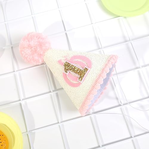 Miniatura 7 de Sombrero de fiesta de primer cumpleaños de calabaza, sombrero de primer cumpleaños de Halloween para niña, corona de primer cumpleaños con temática