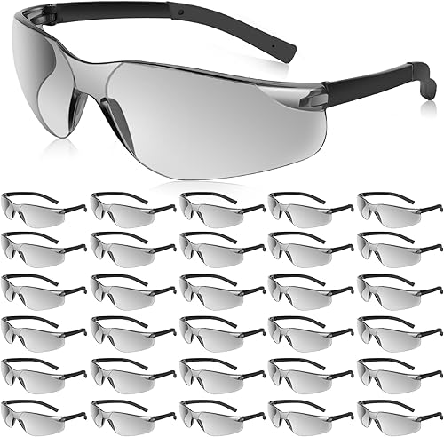 Salfboy Anteojos de seguridad para hombres y mujeres, ANSI Z87.1, gafas de seguridad a granel con protección UV, resistentes a los arañazos