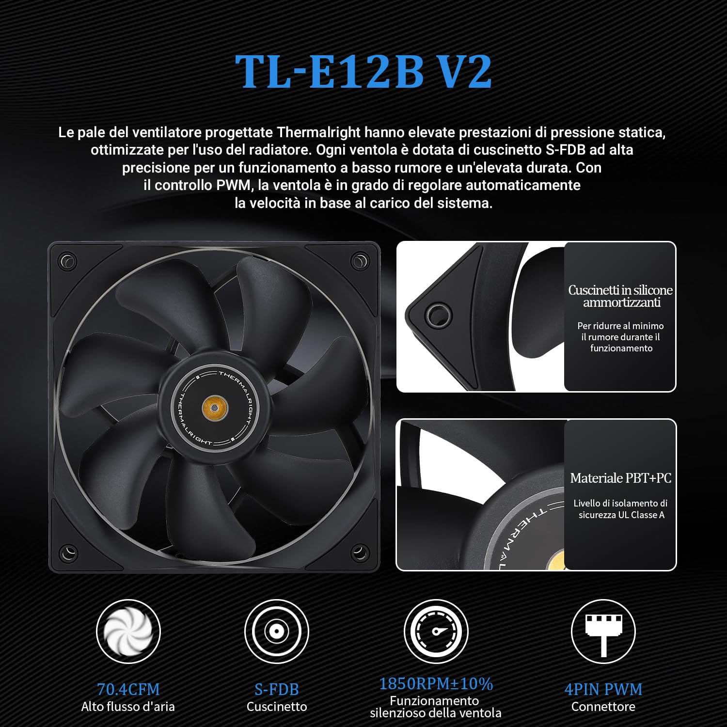 TR Frozen Prism 360 Nero Refrigeratore a liquido per CPU con ventilatore PWM da 120mm, Dissipatore di calore per raffreddamento ad acqua integrato per AMD/AM4/AM5, INTEL 1700/1150/1151/1200/2011