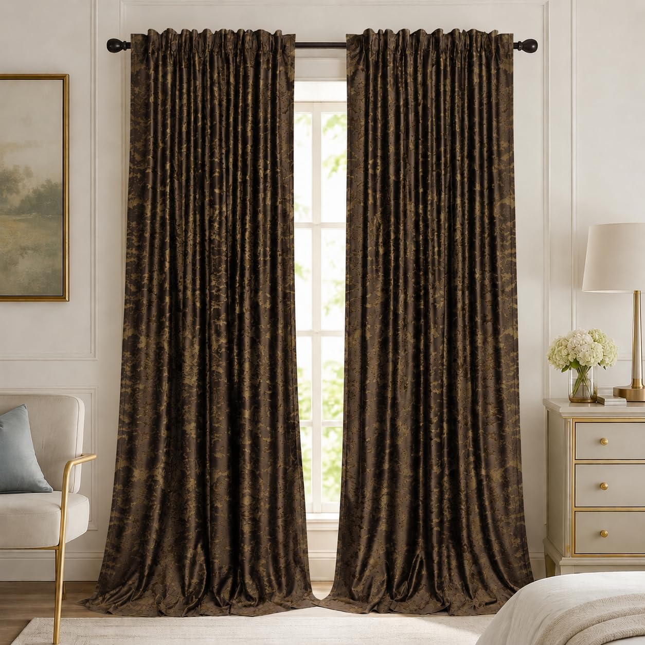 Lapalife Blackout Velvet Curtains 88 Inches Long