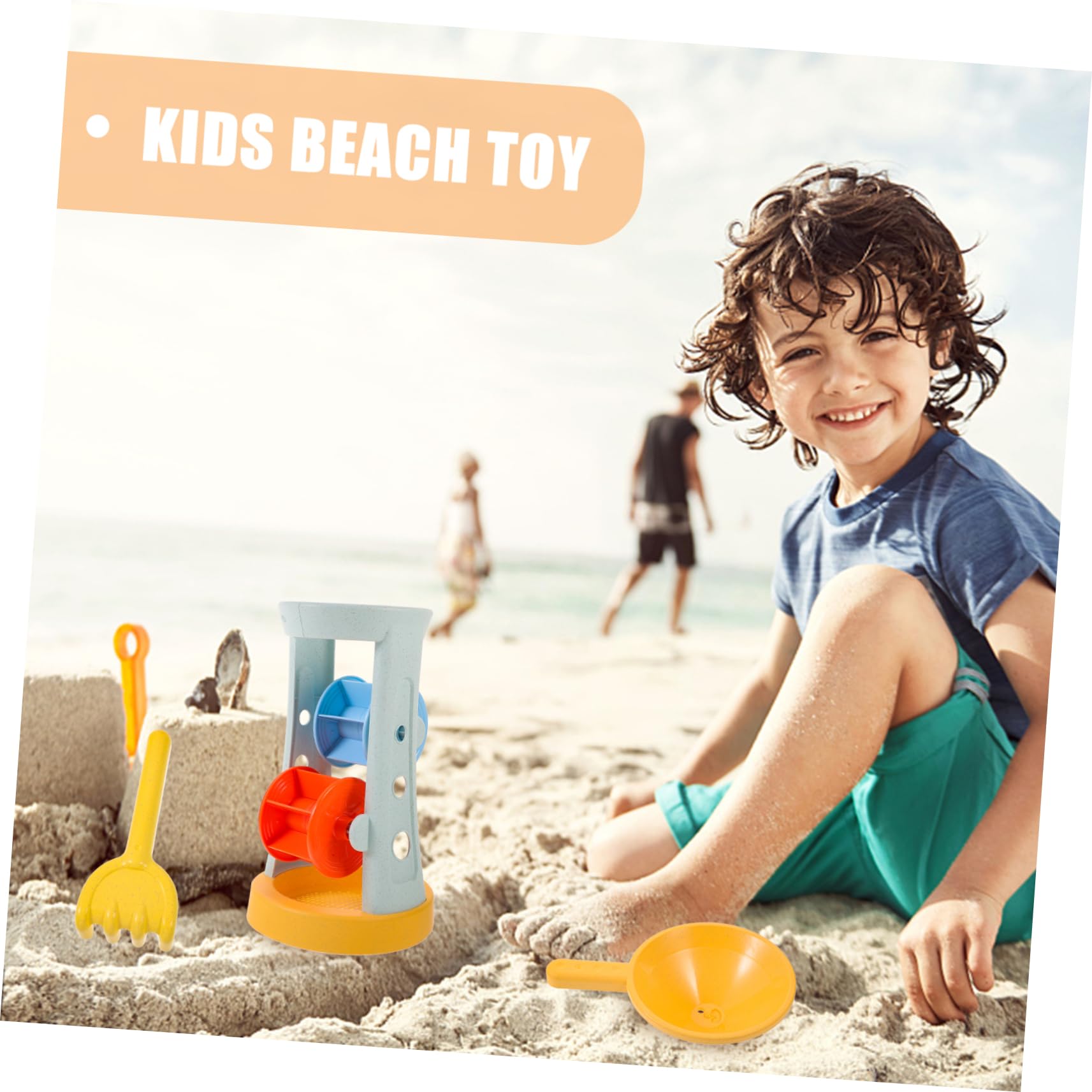 Secchiello Mare Giocattolo in Plastico per Bambini, Beach Toy | Atmosfera Estiva, Giochi per Spiaggia e Sabbia, Uso Seaside e School, per Bambini
