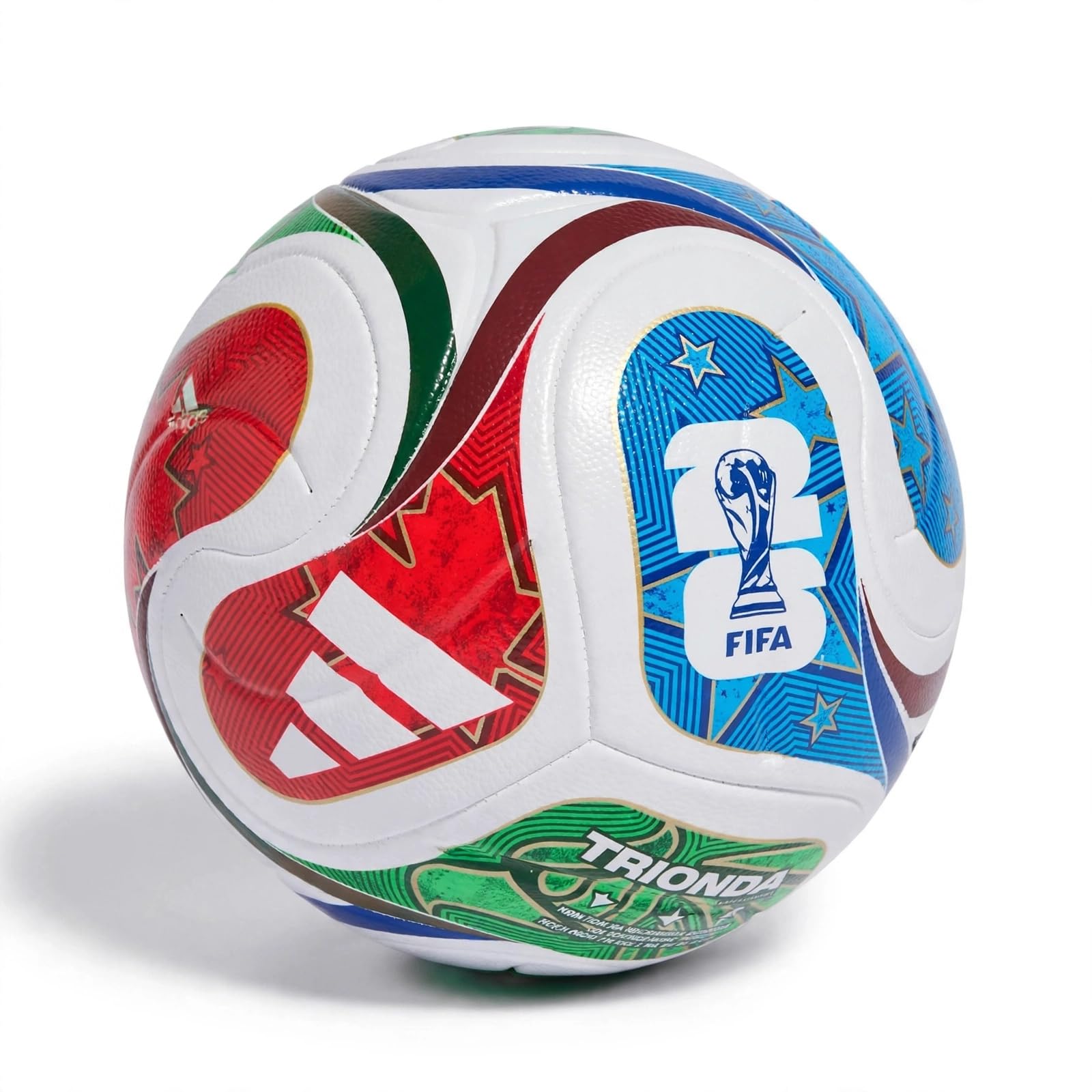 NIU Elite Football Size 5, 2026 World Cup Inspired, Hand Stitched | Hand Stitched, 3 Ply Construction, Training & Match Ball, Multicolour Design-image-31